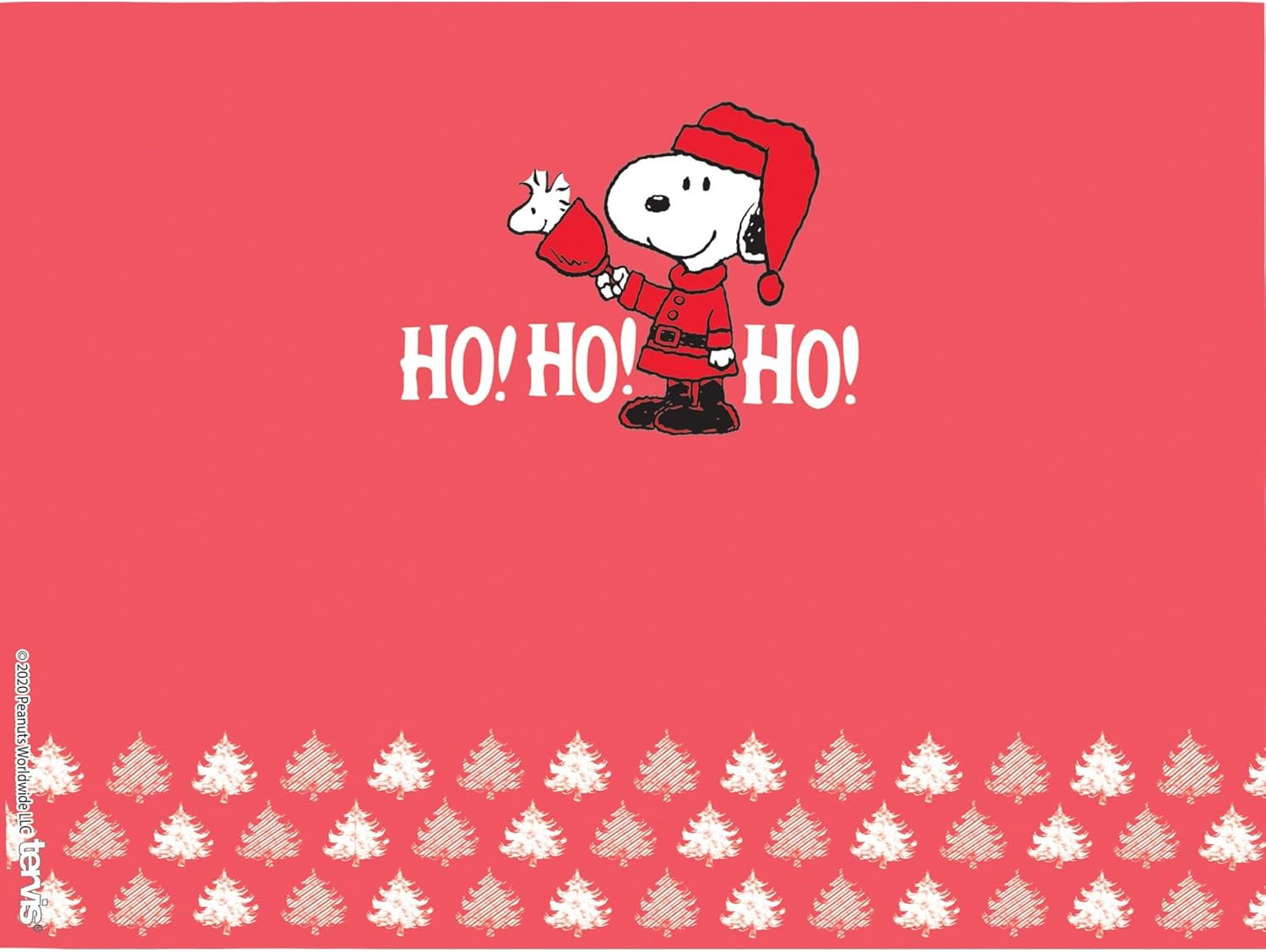 Tervis Peanuts - Ho Ho Ho Christmas Made in USA Double Walled Insulated Tumbler Travel Cup Keeps Drinks Cold & Hot, 24oz with Straw Lid, Classic - Image 2