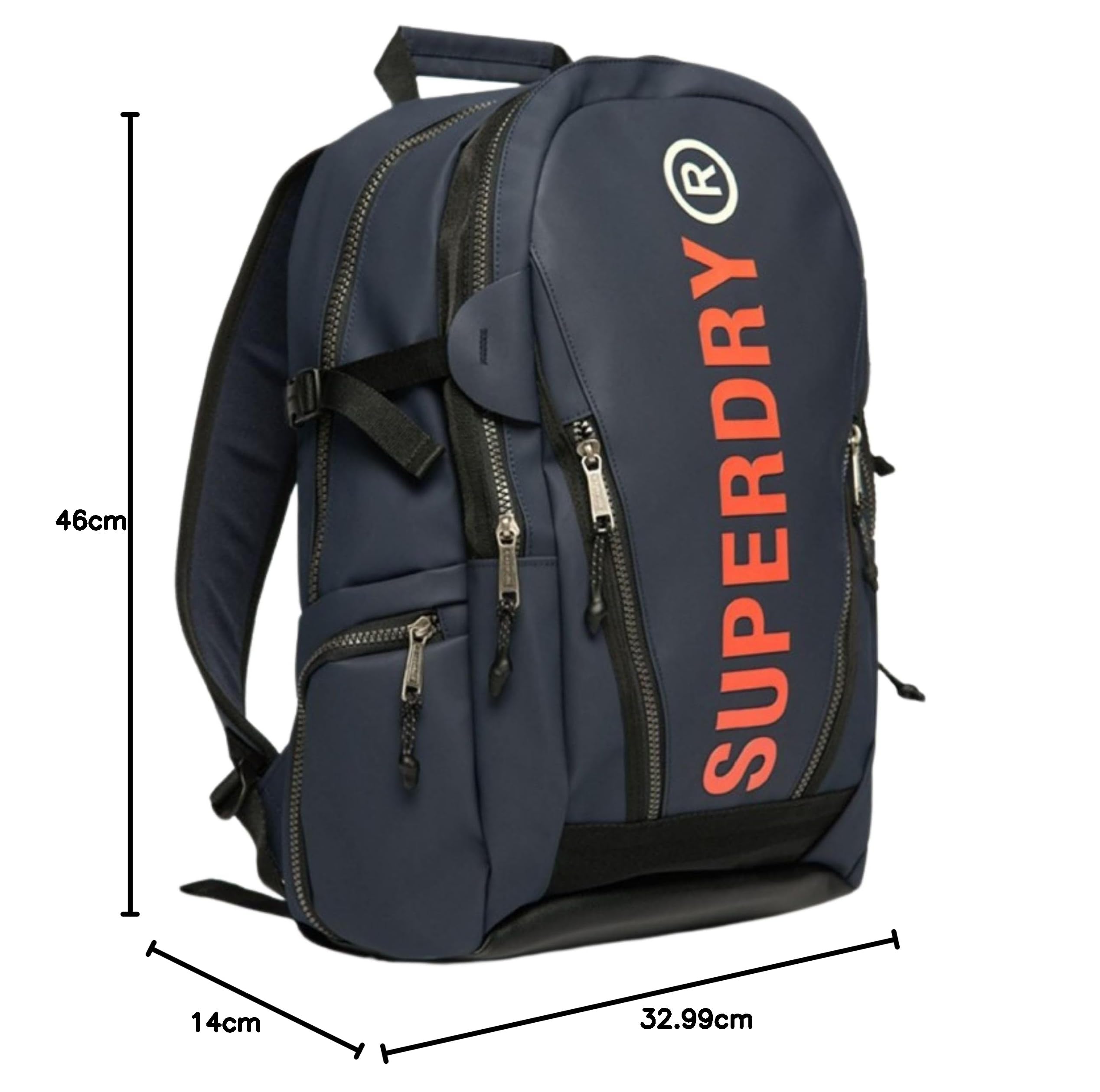 Superdry Tarp Rucksack Zaino da donna, Navy, Taglia unica, Casual