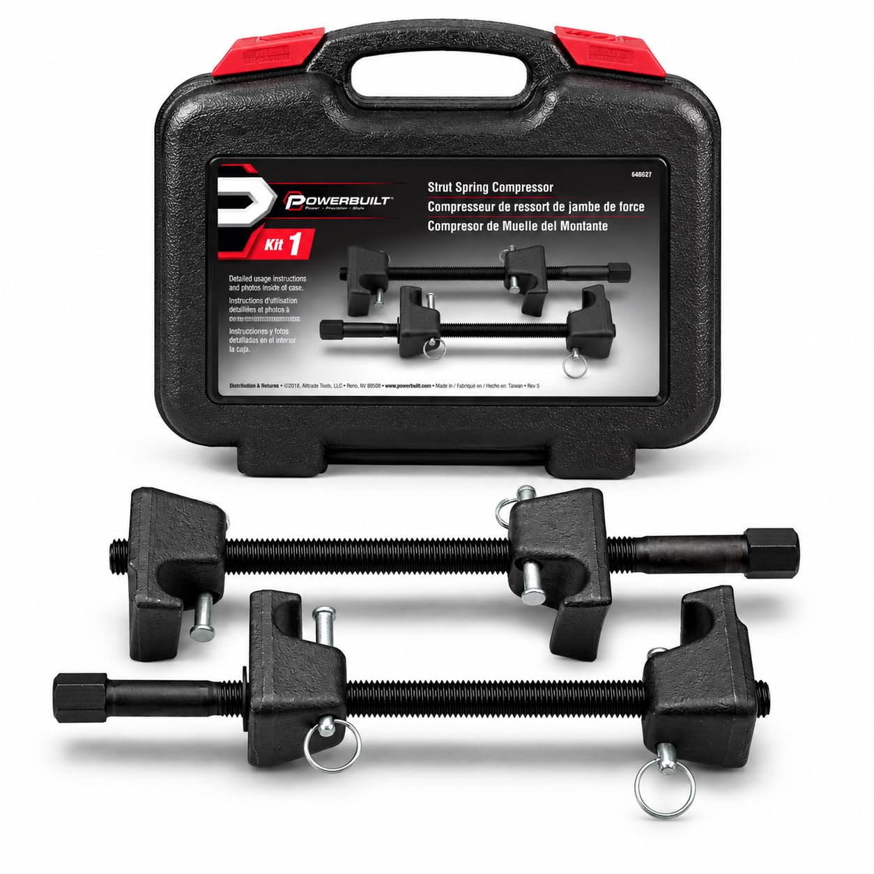 Amazon.com: Powerbuilt Strut Spring Compressor Kit, Remove and