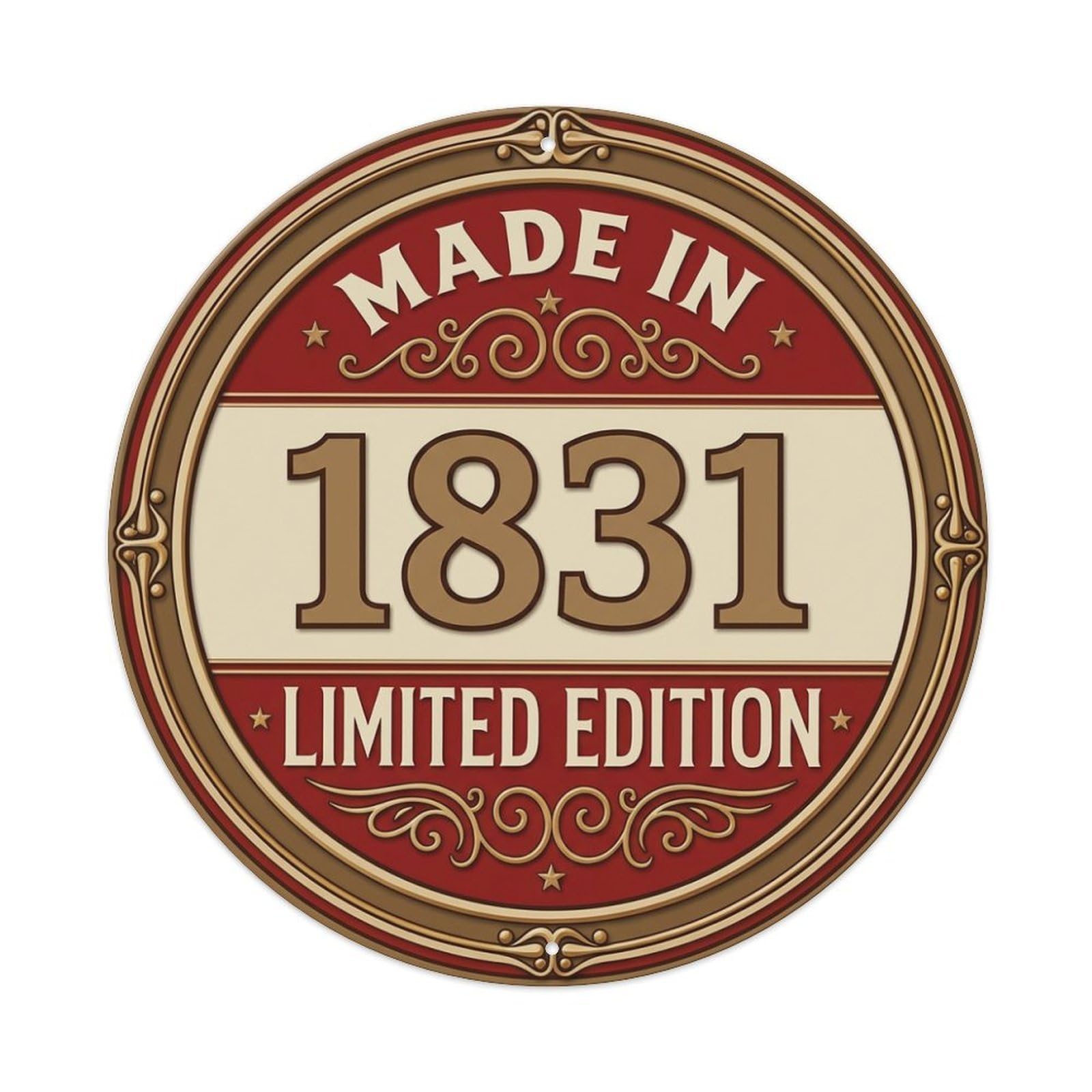Made In 1831 Limited Edition Metal Tin Sign