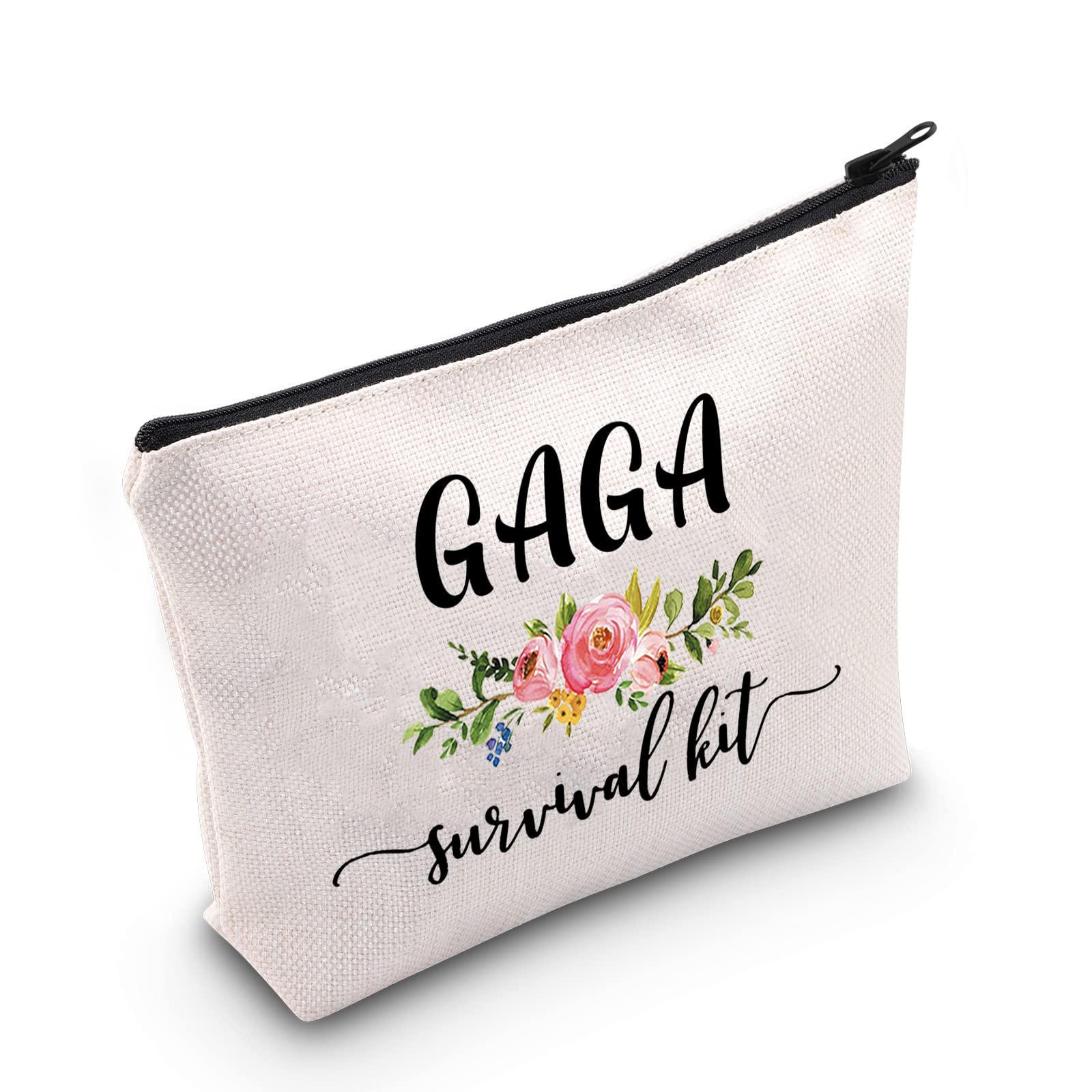 TSOTMO Gaga Zipper Pouch Gaga Gifts Best Gaga Ever Gift Gaga Survival Kit Bag For Grandma New Grandmother Gift (GAGA kit)