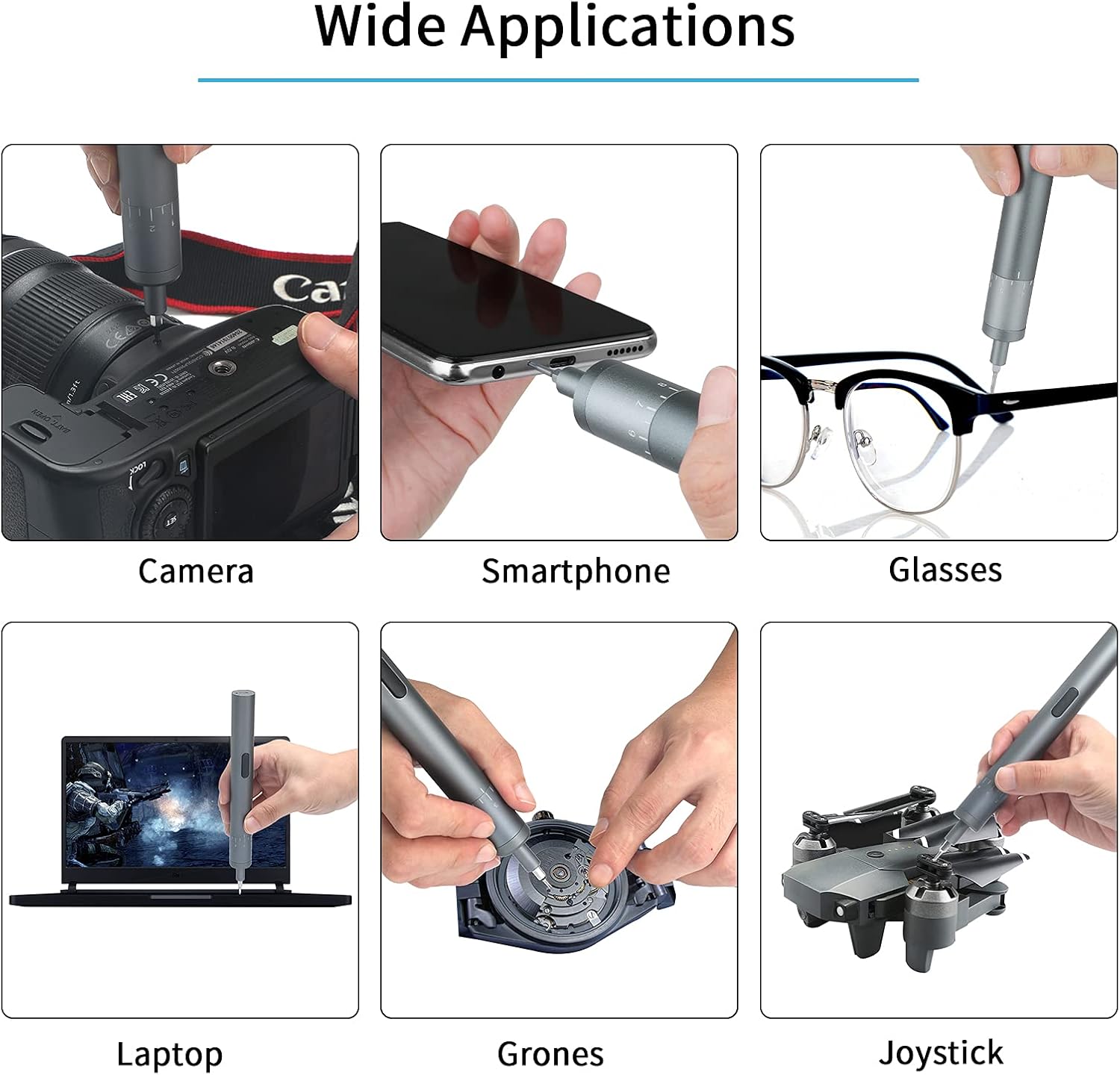 Crаzу Dеаlѕ Mini Electric Torque Screwdriver, POWERGIANT Small Cordless Screwdriver Kit with 40 Precision Magnetic Bits, 8 Speeds, Rechargeable Power Repair Handy Tools for Smart Phone, Watch, Camera, Laptop