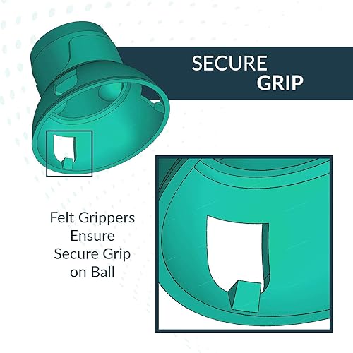 Miniatura 9 de POP-IT Recogedor de pelota de tenis superior para raqueta, sin doblar, manos libres, se adapta a la mayoría de las raquetas, coleccionista de