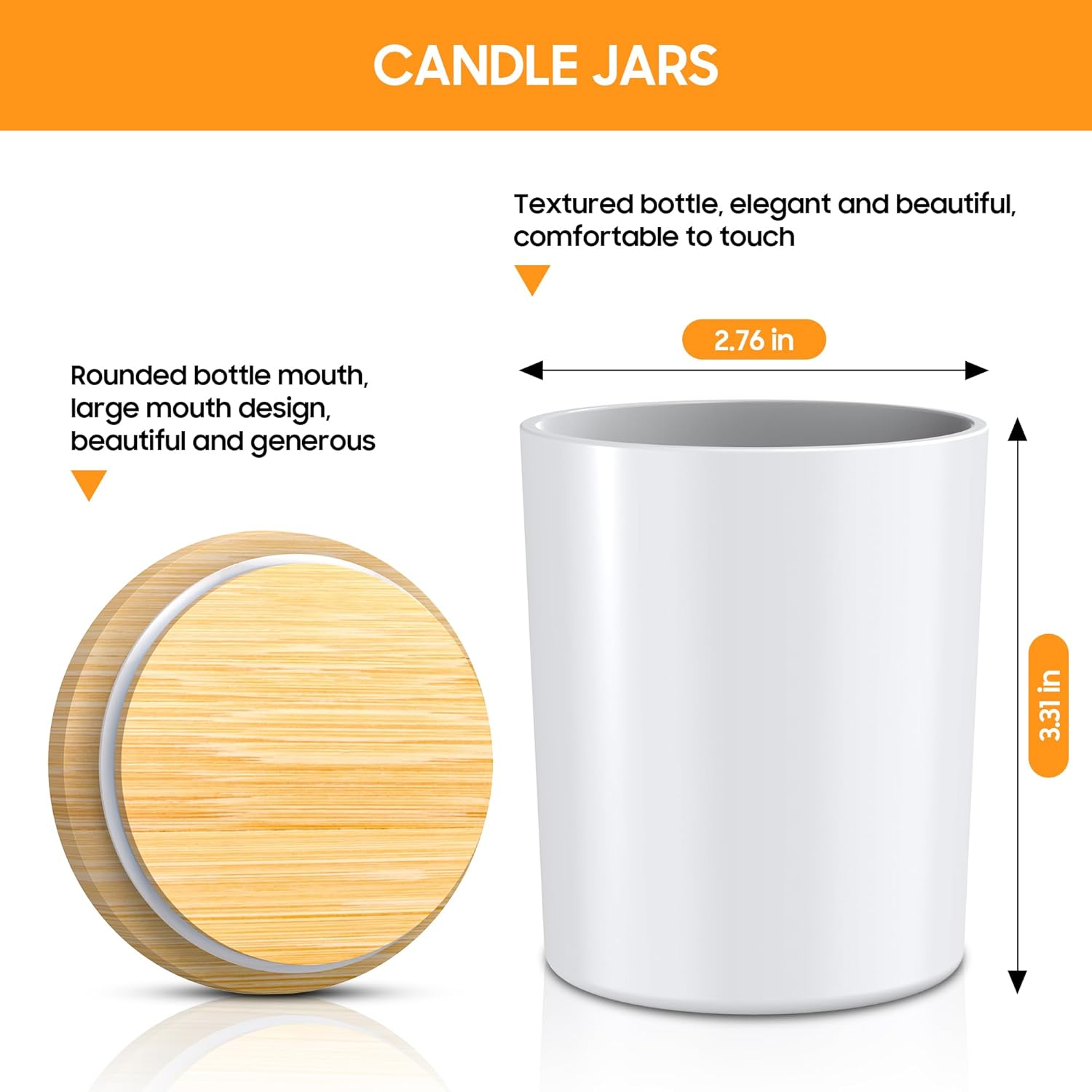 Ohcans Candle Making Kit Supplies, Soy Wax DIY Candle Making for Adults, with 900ml Candle Make Pouring Pot,Candle Jar Candle Wicks, Wicks Sticker, Wicks Holder, Thermometers