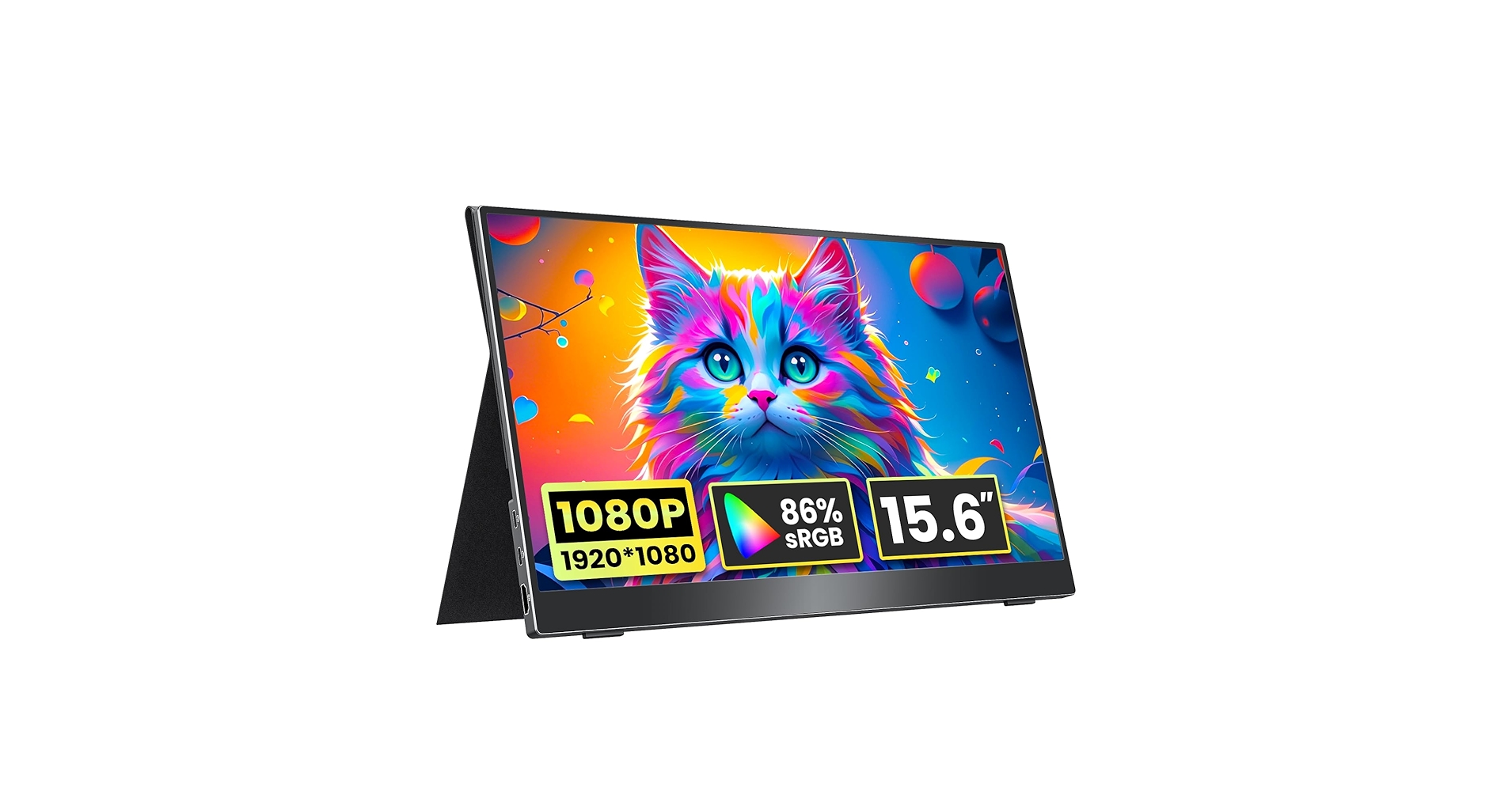 Amazon.com: kksmart Portable Monitor 15.6 inch 1080P FHD 86