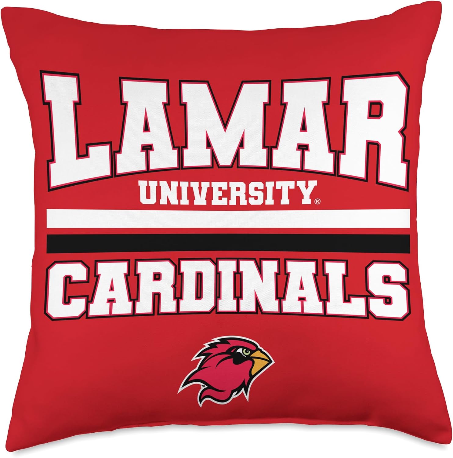 Lamar Cardinals NCAA | VNPLMR301 Throw Pillow
