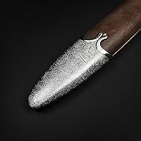 Vista 9 de Espada de una mano de plata medieval de Otakumod, espada de caballero medieval con vaina. Para colección, regalo y ferias y espectáculos de cosplay