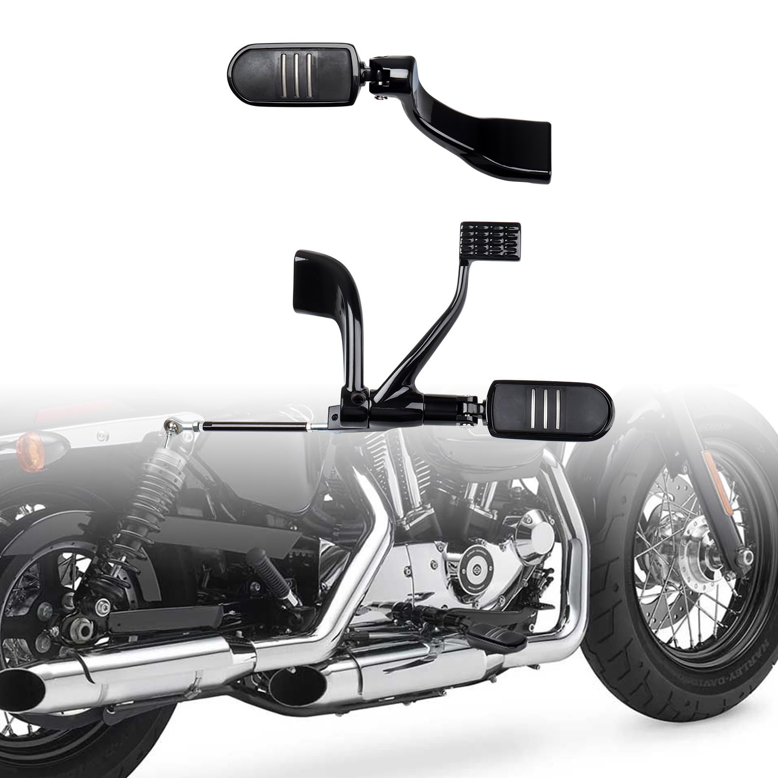 Amazon.co.jp: NAAMOTOMOX ハーレースポーツスターXL1200 XL883用 04