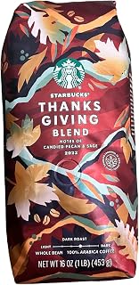 Thanksgiving Blend Whole Bean Coffee 1 Pound (16 ounces), Packaging may vary