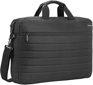 Unykach Pasta Urban MA17, impermeável, acolchoada para computador portátil até 17,3", 44 cm, leve, elegante, com bolsos interiores, alça ajustável e desmontável