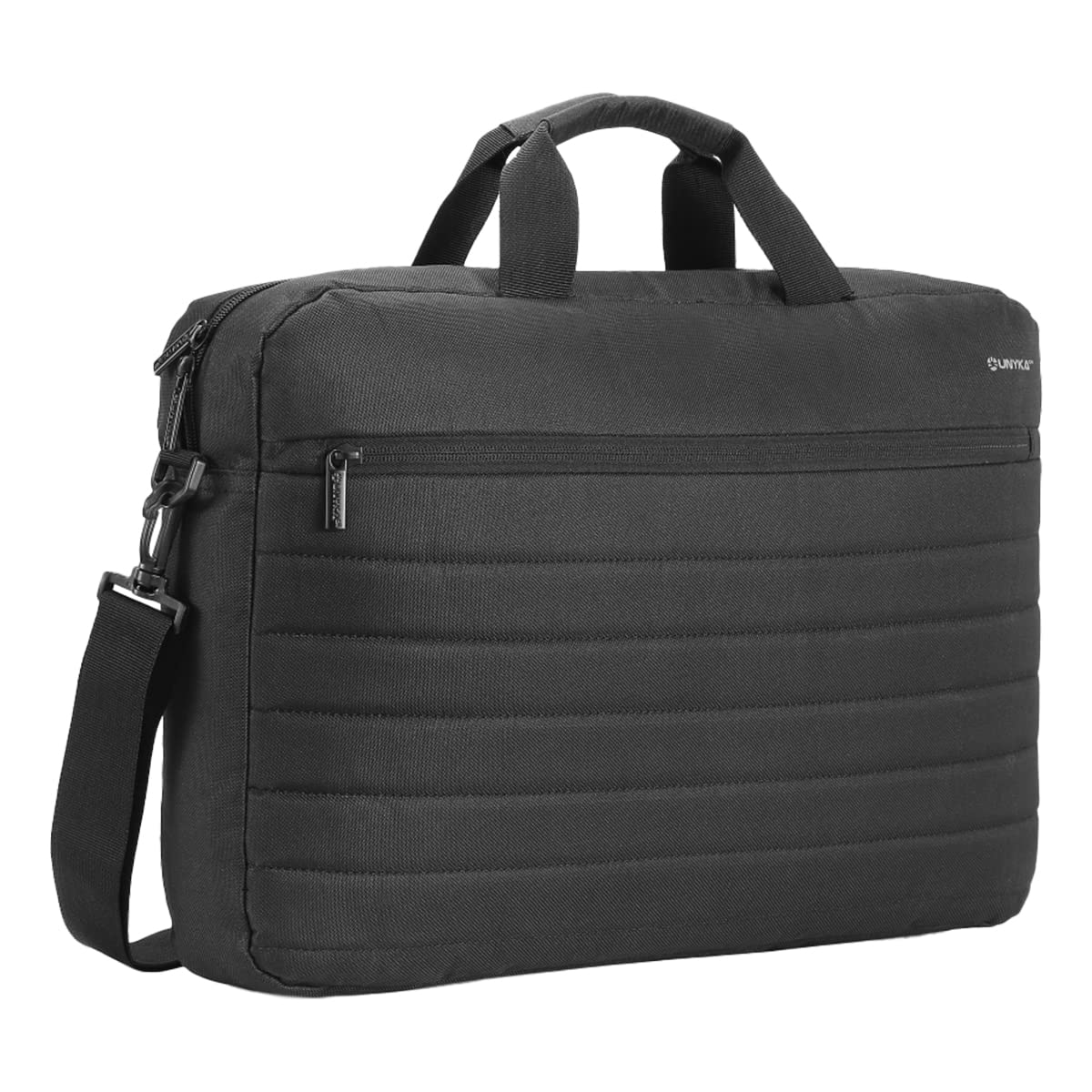 UNYKAch Urban MA17 17.3" Waterproof Padded Laptop Case Black 17.3" with Inner Pockets and Adjustable and Removable Strap