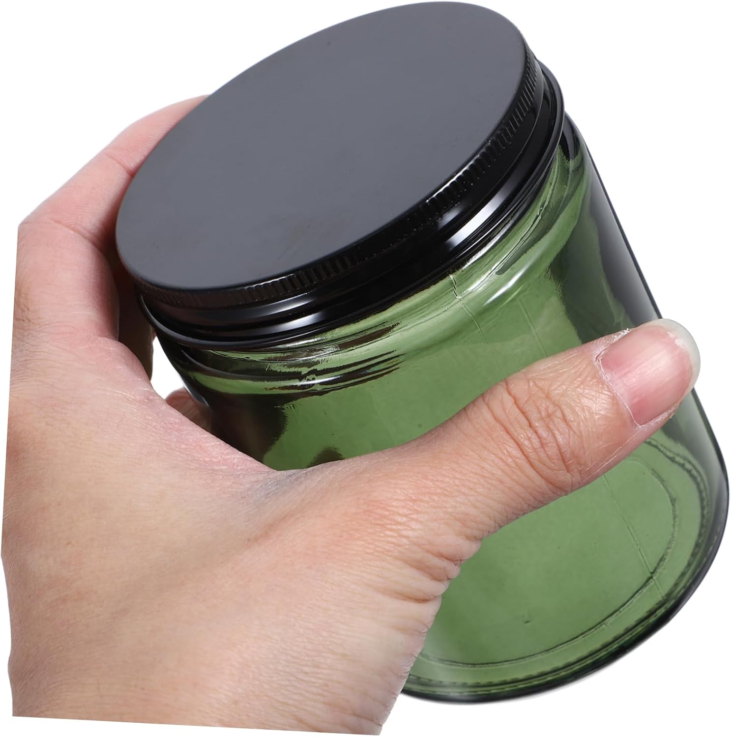 12pcs Glass Candle Tins Empty Jars Lids Jars for Storage for Aromatherapy Candles Home Decor