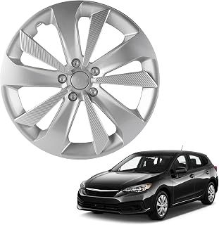 Dasbecan Hubcaps Wheel Cover Caps Compatible with 2017-2023 Subaru Impreza