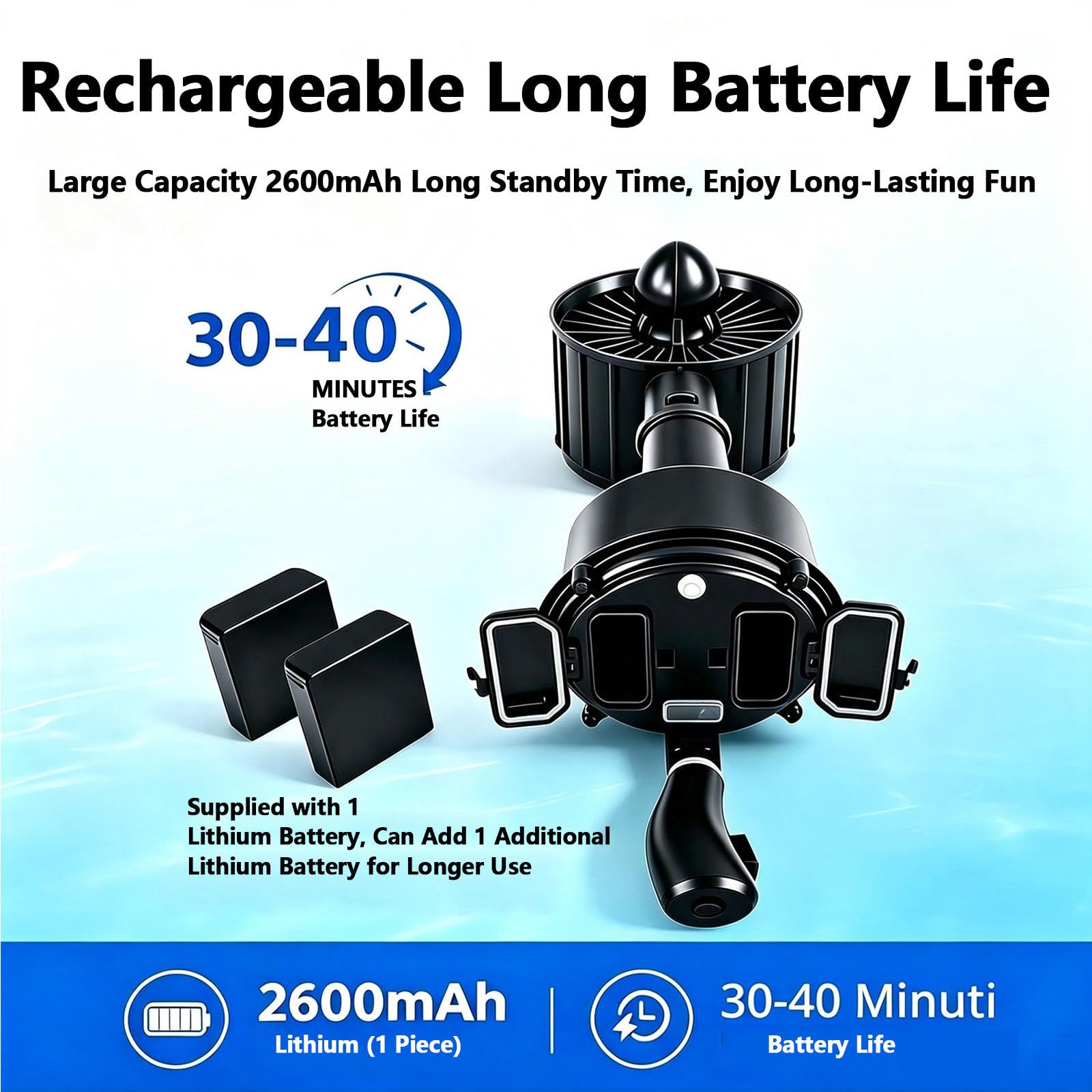 Tumbona de Piscina Motorizada, Flotador Motorizado Recargable B | Propulsor Giratorio 360° Diseño Pulverización Agua,Piscina Inflable Bronceado para Swimming Pool,River,Lake,Beac