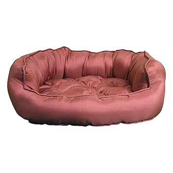 Hiputee Luxurious scratchless Waterproof Fabric Round Pet Bed for Dogs & Cats (XXL, Brown)