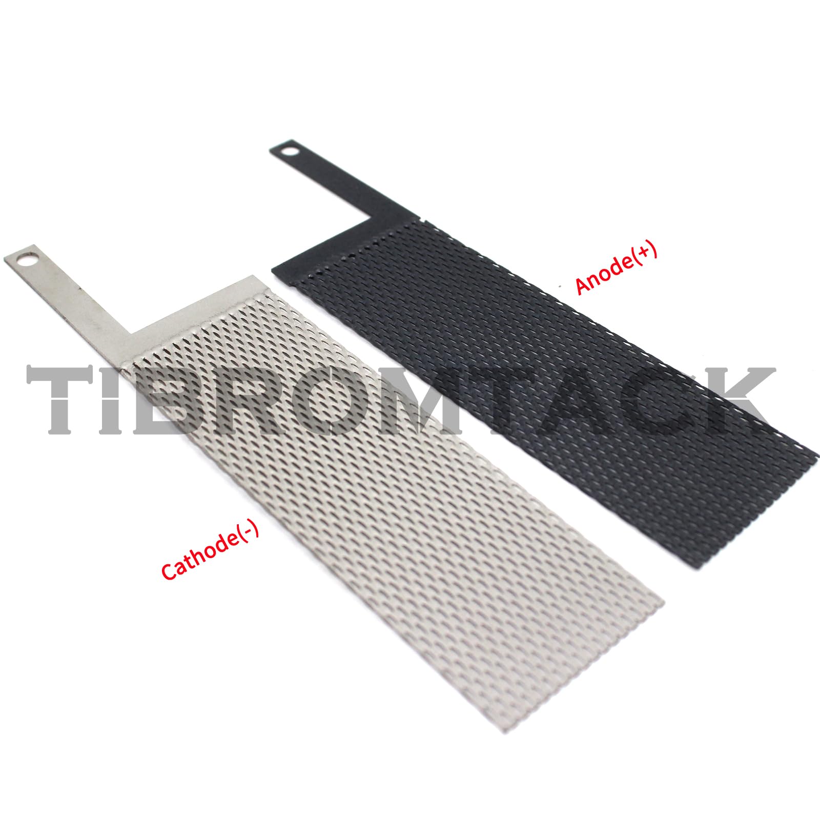 2PCS Titan Anodennetz mit MMO Ruthenium-Iridium Beschichtung und Kathoden Elektrolytnetz für elektrochemische Anwendungen und Schwimmbadreinigung