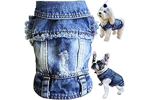 XS Girl Dog Denim Jacket: Stylish and Comfy Apparel for Small Dogs