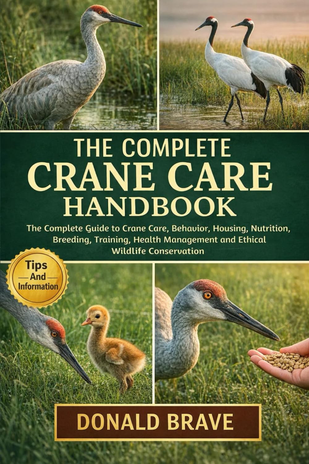 THE COMPLETE CRANE CARE HANDBOOK: The Complete Guide to Crane Care, Behavior, Housing, Nutrition, Breeding, Training, Health Management and Ethical Wildlife Conservation.