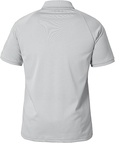 Miniatura 3 de ReFire Gear Polo táctico ligero para hombre, estilo militar, para senderismo, deporte, golf, manga corta, camiseta