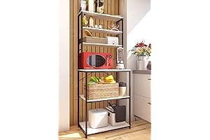 Kitchen Bakers Rack with Storage: A Multipurpose Space-Saving Essential