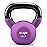 Yes4All Kettlebell, 15 LB Neoprene Coated Cast Iron Kettlebells, Wide Grip Handle & Flat Bottom for Swings, Squats, Deadlifts, Push Ups & Full Body Training at Home Gym