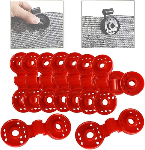 Miniatura 1 de Agarre de bloqueo de tela resistente, clips de plástico de tela a prueba de viento para toldo, hebilla de clip fija, clips de red para sombra para