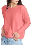 Hanes Women's V-Notch Pullover Fleece Sweatshirt
