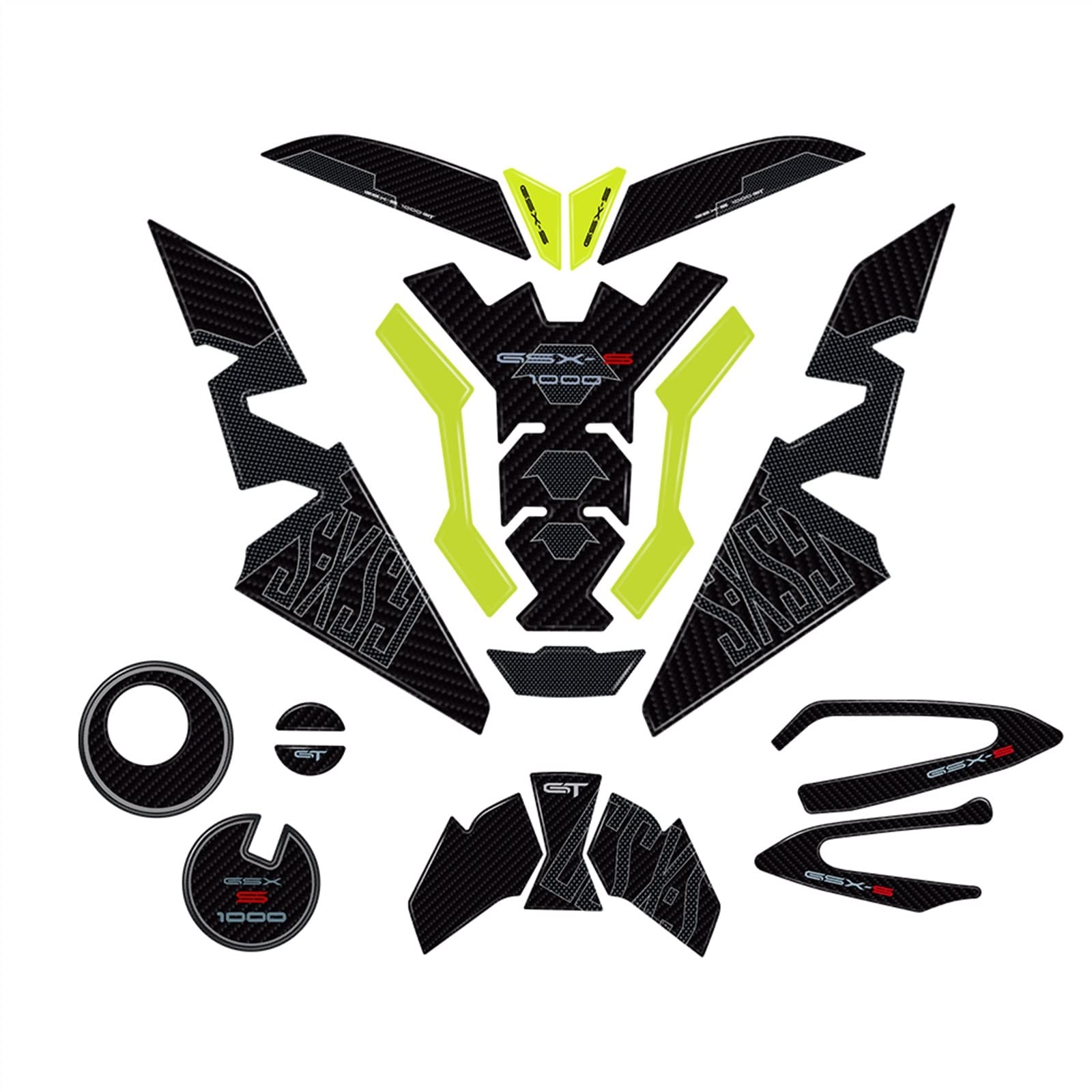Autocollant Carrosserie Moto SUZUKI GSX-S1000GT 2022 - Protection Contre Rayures, Décoration Personnalisée, Facile à Poser