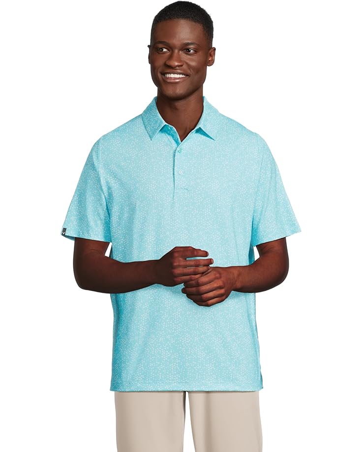 Callaway All Over Chev Printed Polo - Main View