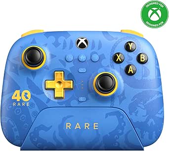 8BitDo Ultimate 3-mode Wireless Controller for Xbox, Hall Effect Joysticks, Pro Back Buttons, Compatibility with Xbox Series X|S &amp; Xbox One, Apple, Windows PC &amp; Android - Rare 40th Anniversary Edition