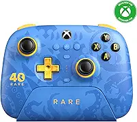 8BitDo Ultimate 3-mode Wireless Controller for Xbox, Hall Effect Joysticks, Pro Back Buttons, Compatibility with Xbox Series X|S & Xbox One, Apple, Windows PC & Android - Rare 40th Anniversary Edition