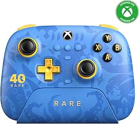 8BitDo Ultimate 3-mode Wireless Controller for Xbox, Hall Effect Joysticks, Pro Back Buttons, Compatibility with Xbox Series X|S & Xbox One, Apple, Windows PC & Android - Rare 40th Anniversary Edition