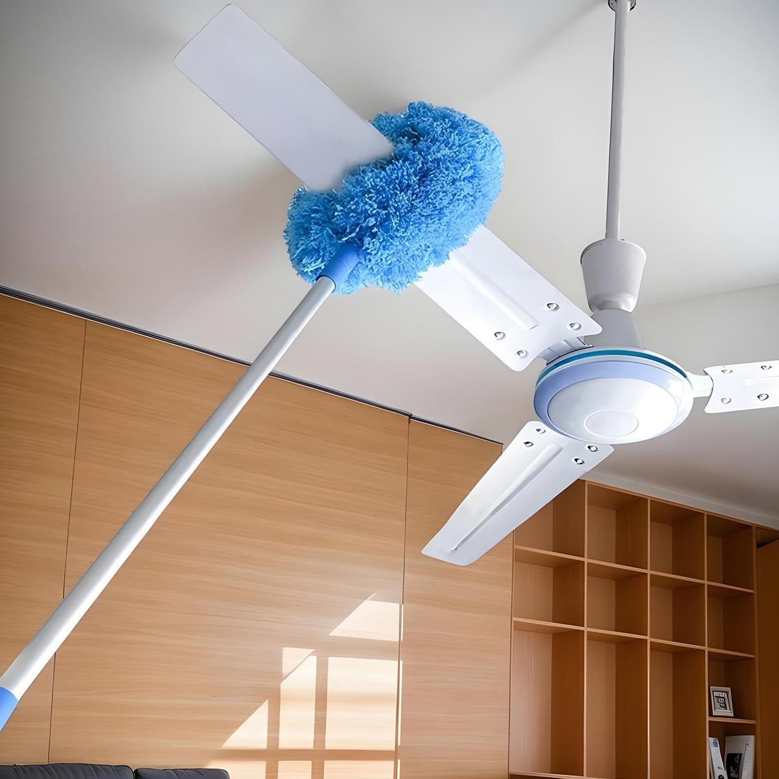 Brosse de nettoyage de ventilateur de plafond, réutilisable, lavable, lame de ventilateur, outil