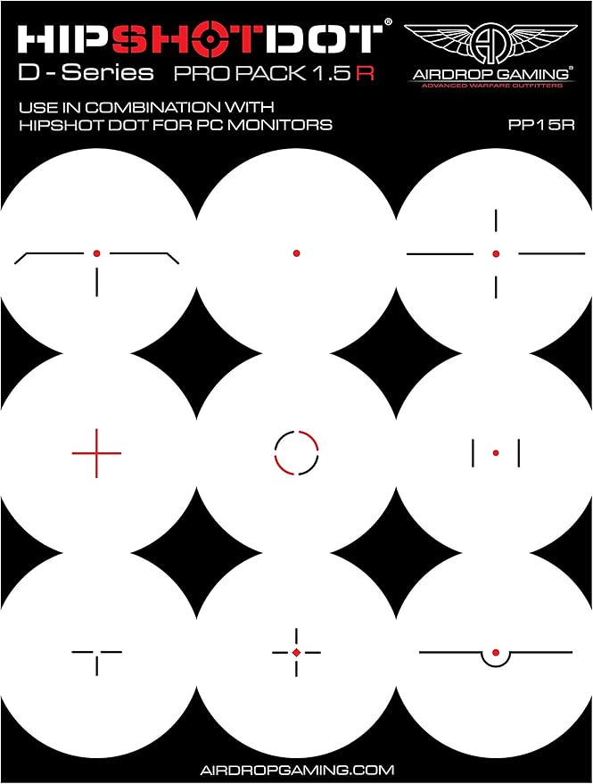 Nouveau Projet de Tir de John Romero a Survivé Despite sa Première Annulation 7 71oeYZIlCHL. AC SY879 HipShotDot D-Series Pro Pack - Reusable Transparent Aim Sight Assist TV Decals - Gaming Television or Monitor Decal for FPS Video Games Compatible with PC, Xbox & PlayStation (1.5 Red)