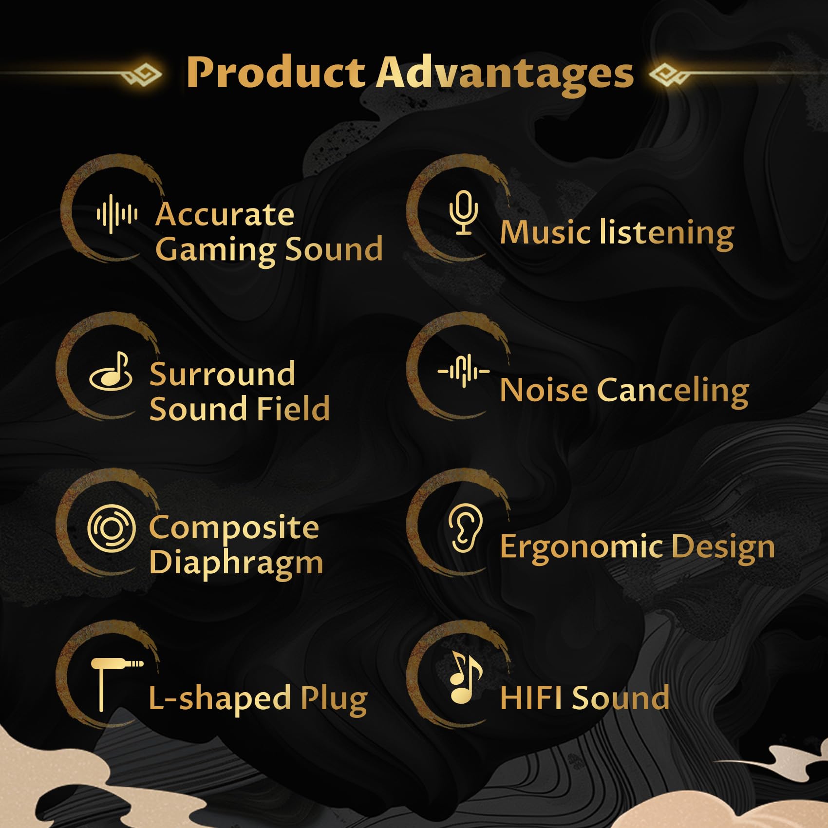 Yinyoo KBEAR MONKIE K01 - Auricolari in-ear con cavo, 1DD, leggeri, con spina da 3,5 mm, bassi immersivi HIFI, compatibili con PC, PS5, Xbox, Switch