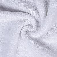 Vista 4 de Paños Utopia Luxury de 100% algodón ringspun y de cuidado fácil para máxima suavidad y absorción. Paquete de 12 (13 in x 13 in)