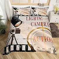 Vista 8 de Feelyou Juego de funda de edredón con estampado de gatos y mascotas en 3D con temática de animales para niños, niñas y adolescentes, decoración