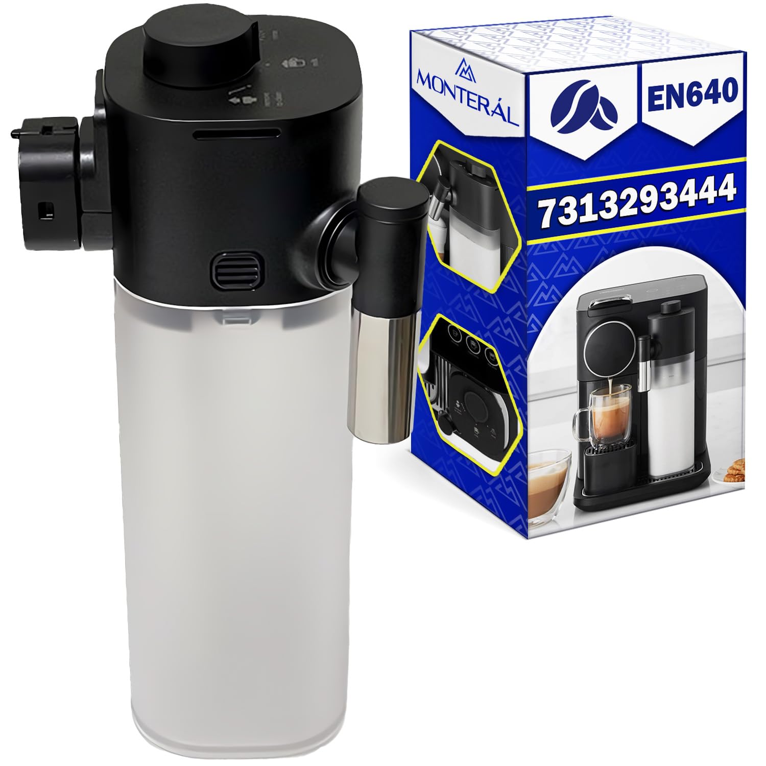 Milchbehälter für Kapsel Kaffeemaschine 7313293444 für Delonghi