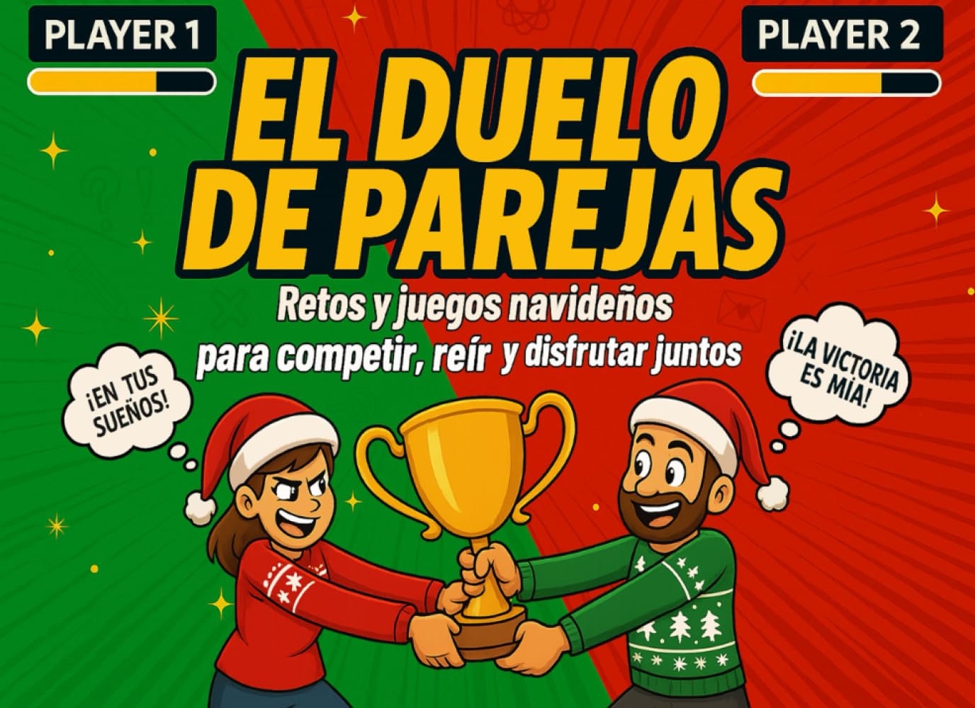 El Duelo de Parejas Navidad: Retos y juegos navideños uno contra uno para competir, reír y disfrutar juntos