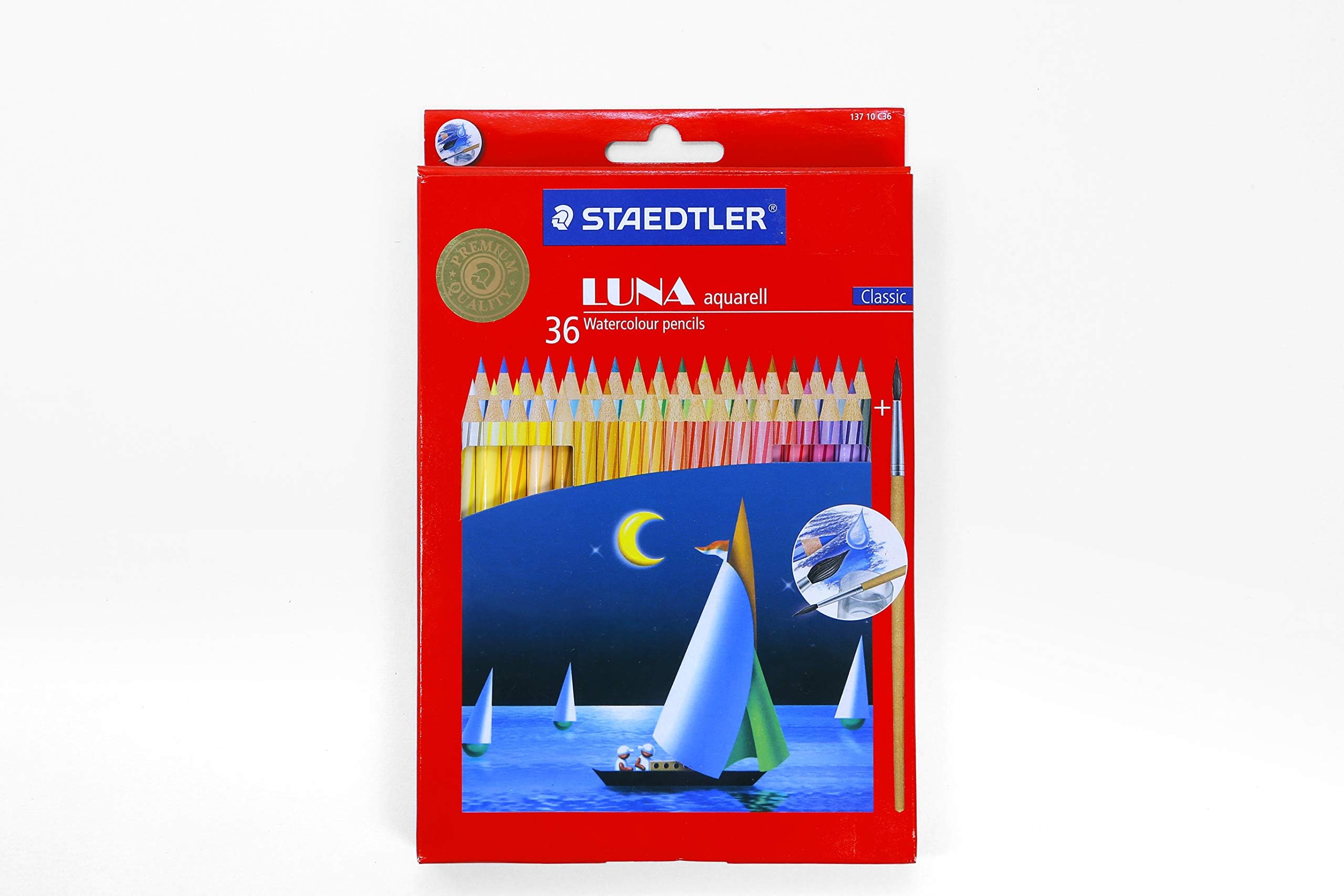 Luna Classic Aquarell Water color Pencil, 36 Shades with free products