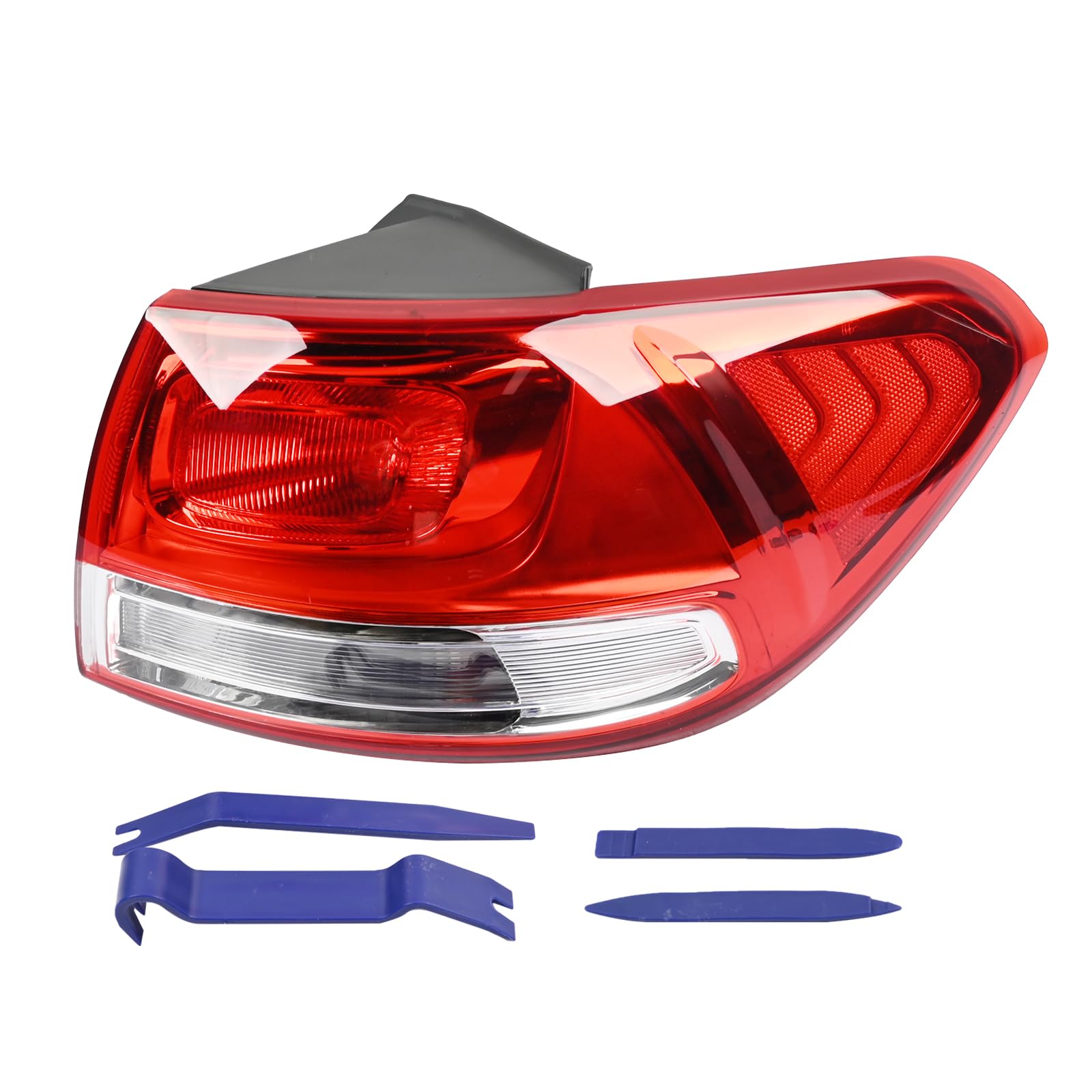 Getfarway Rear Right Passenger Side Outer Halogen Tail Light Assembly Fit for Kia Sorento L/LX/EX/SX 2016 2017 2018 Brake Stop Taillight Lamp Replaces