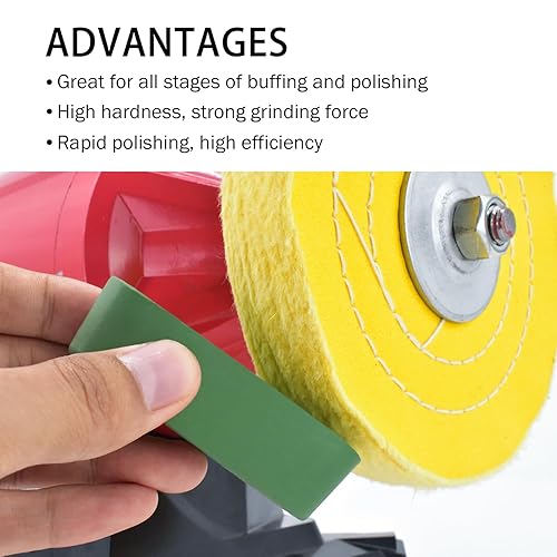 Miniatura 6 de SCOTTCHEN Compuestos de corte de pulido para pulir 7.4 oz Kit - Verde FinoBlanco MedioMarrón Grueso - 3 PCS