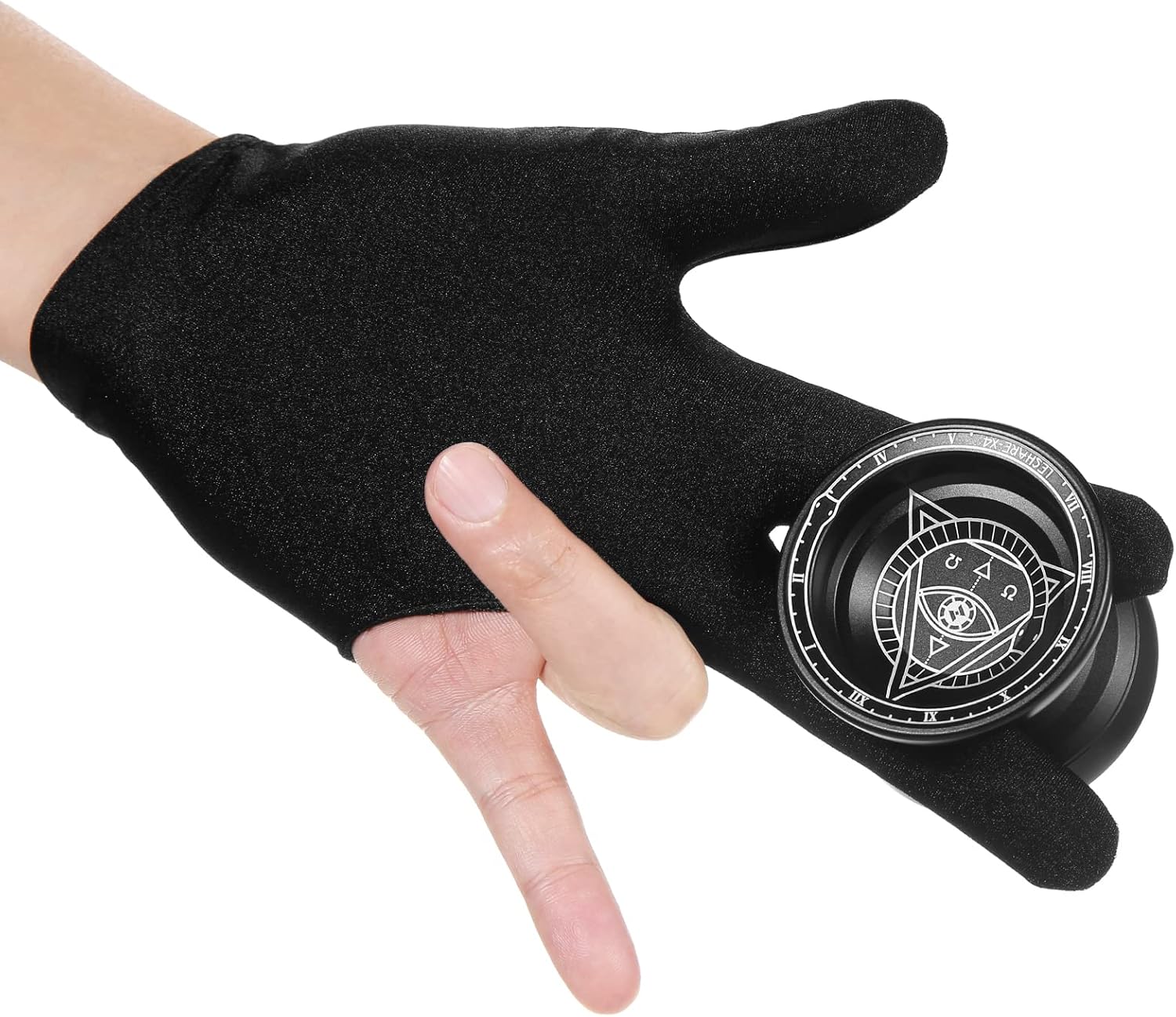 Lixada Professional Yoyo Competitive Aluminum Yoyo Ball Yo Yo Gift with 5 Replacement Yoyo Strings and Glove Great for Beginners and for Advanced String Yo-Yo Tricks Looping Play Color Optional image 3
