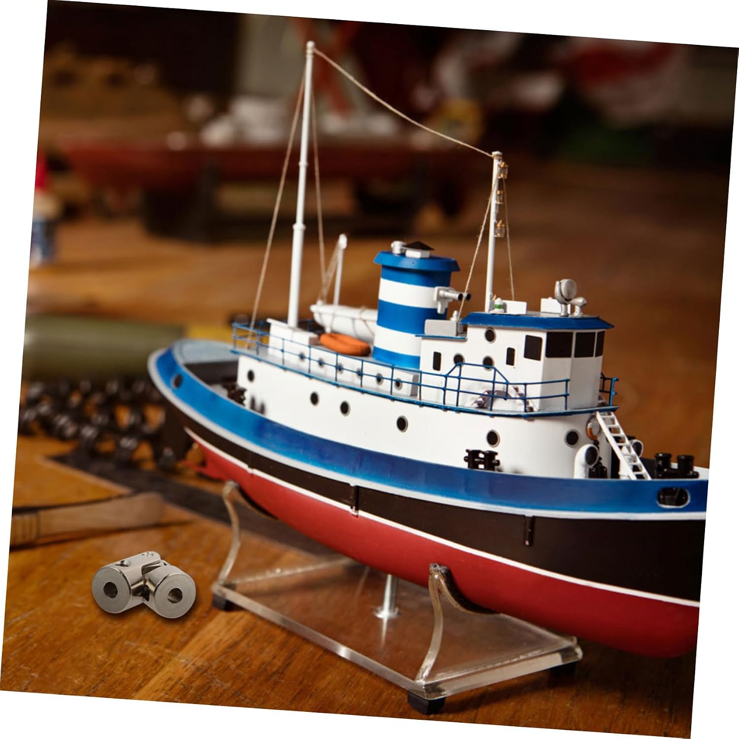 Alipis 1 Set Joint Coupling Couplers Screws Durable Accessories for Model Boat Car Shaft Connection Angle for Operational Needs