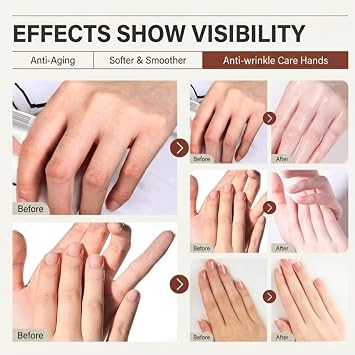 Retinol Age-Defying Hand Cream,Firming & Moisturising Handcream,Intense Hydration for Dry,Cracked Hands,Visibly Reduces Uneven Texture & Restores Elasticity,Care for Skin,Nails & Cuticles