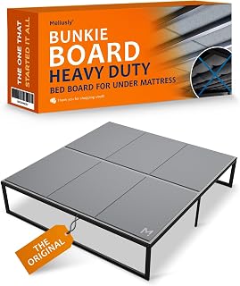 Meliusly Heavy Duty King Size Bunkie Board 76x80 - Anti-Sag Non-Slip Breathable Support for Slatted Frames & Bunk Beds