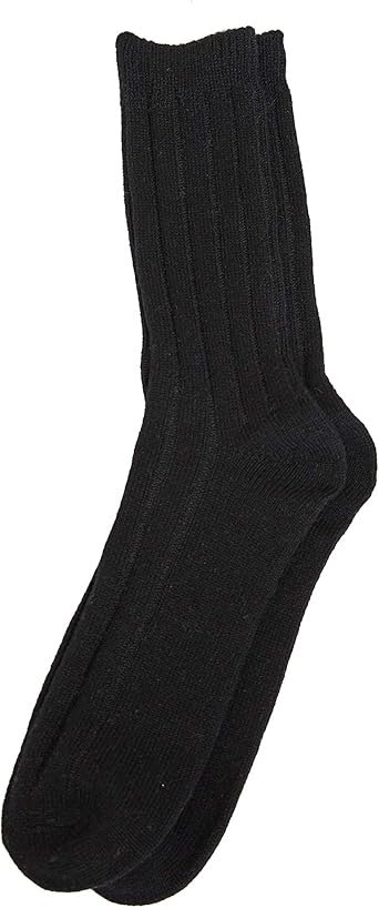 Cashmeren Unisex Soft Sleep Socks 100% Pure Cashmere Ribbed Knit Winter Accessories