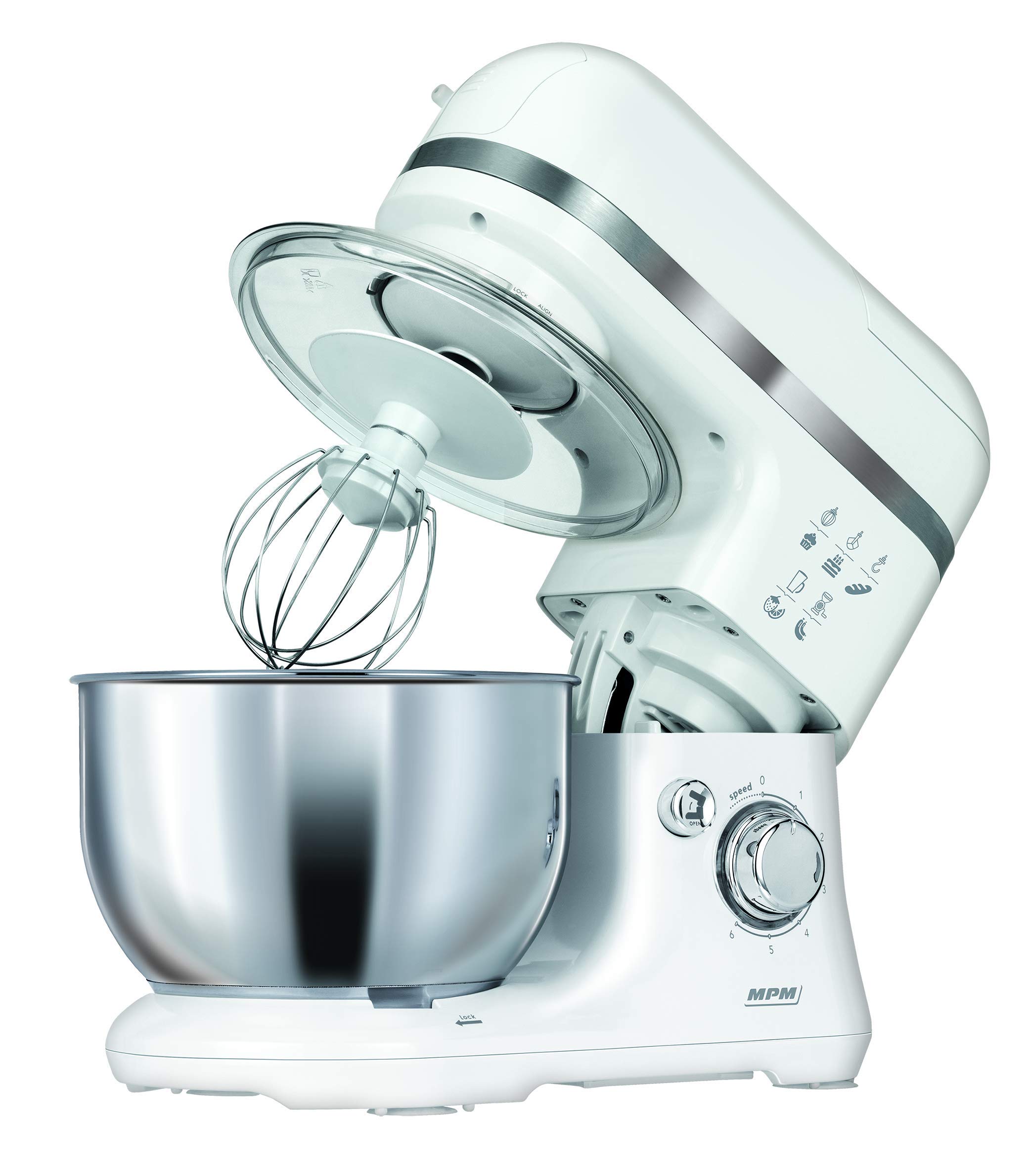 MPM mrk-15 wielofunkcyjny robot kuchenny z mikserem, maszynką do mięsa, blenderem, makaronem, 1200 W