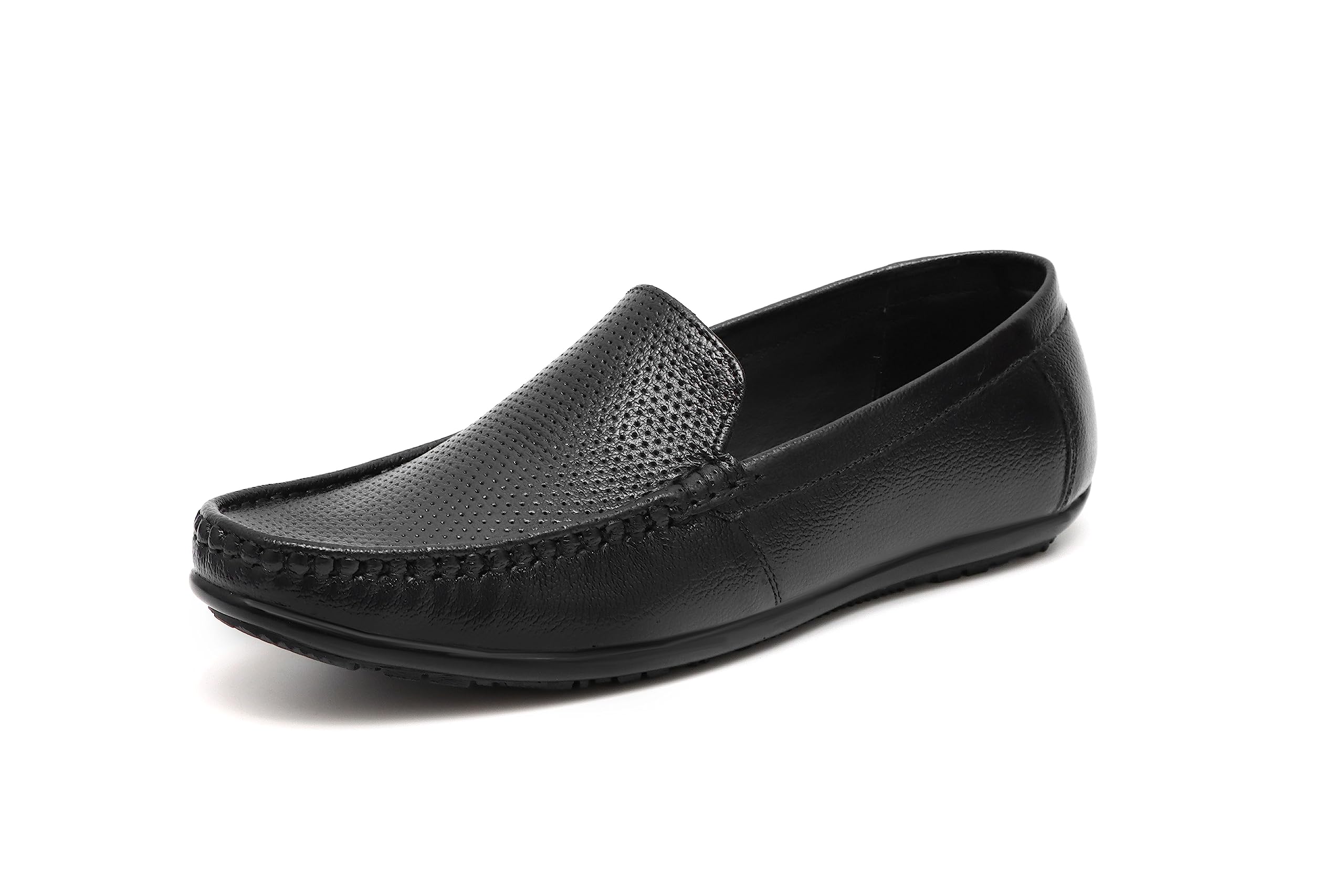 ARAMISH Black Real Genuine Leather Loafers for Men - 7 UK (B0C8B7FZF5) Amazon Price History, Amazon Price Tracker