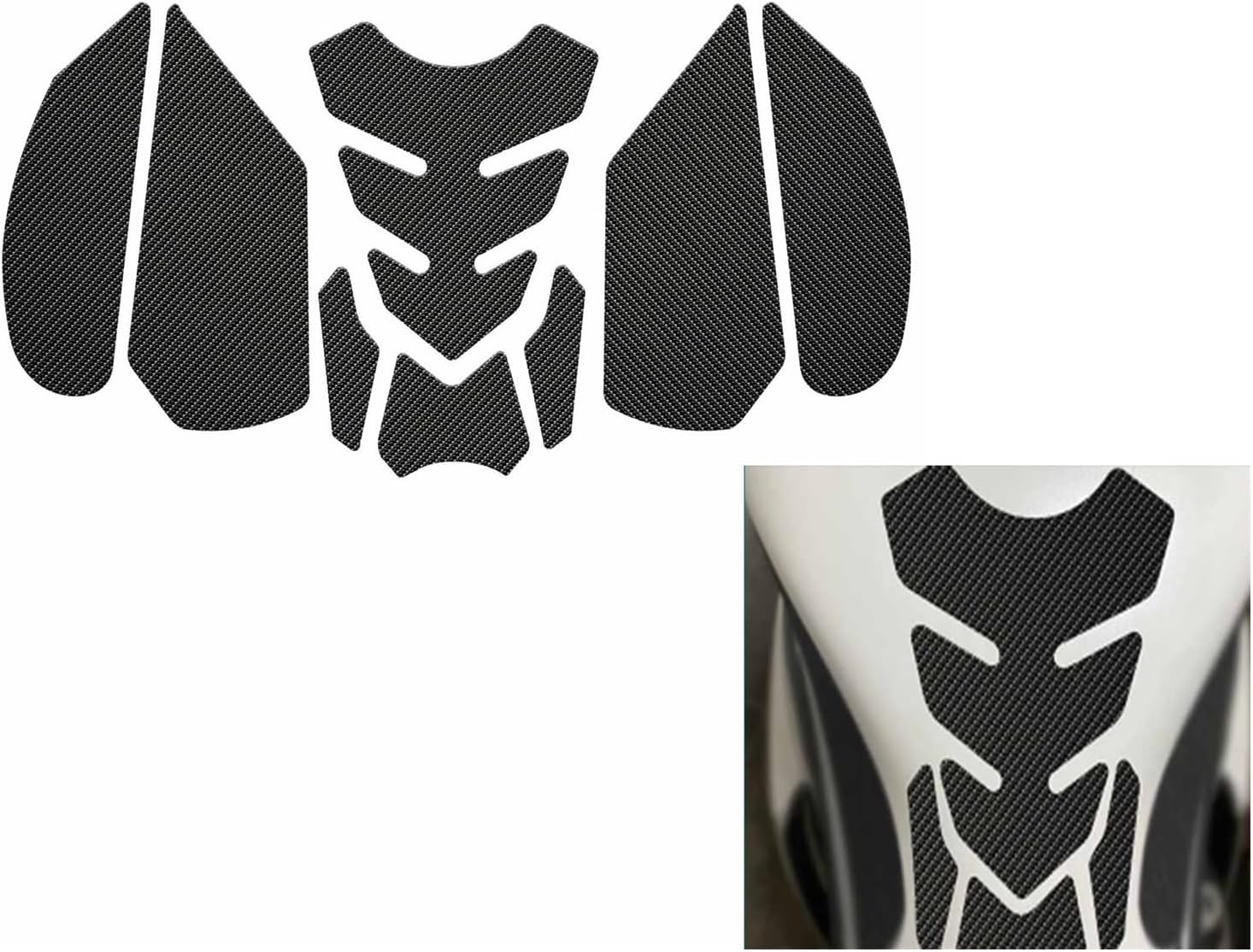 Motorcycle Tank Sticker Motorcycle Side Fuel Tank Pad Pads Protector Stickers Knee Grip for ZX-10R ZX10R 2011-2024